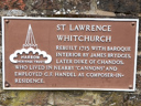 St. Lawrence Whitchurch - Brydges, James (Earl of Chandos) - Handel, George Frideric (id=2946)